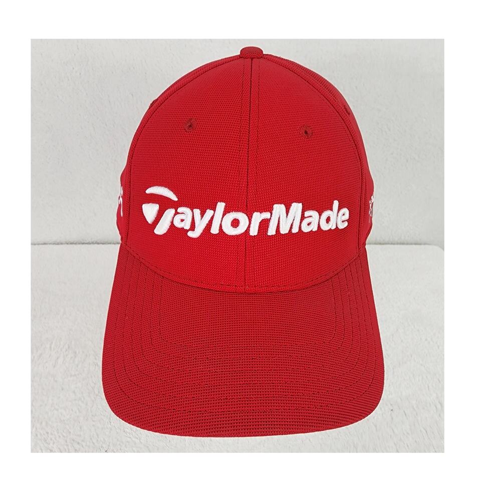 TaylorMade SLDR Golf Baseball Cap Tour Preferred Red White . EUC. One size
